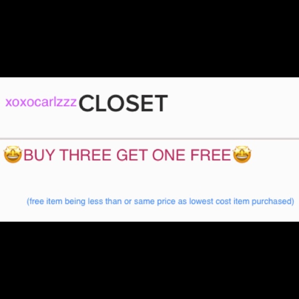 🤩BUY THREE GET ONE FREE🤩